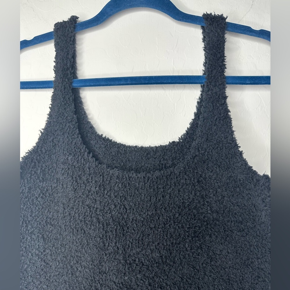 Skims Cozy Knit Tank in Black size 2X/3X - Picture 4 of 12